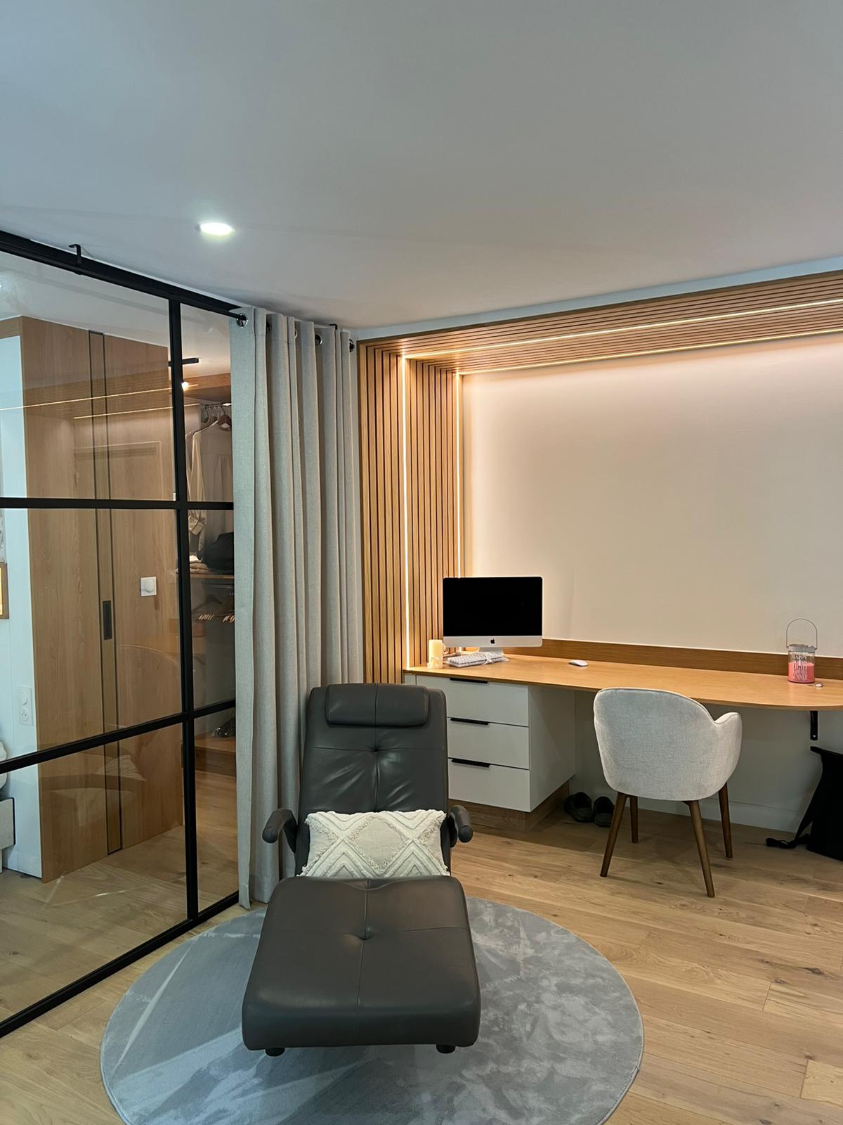 bureau sur mesure bois